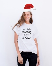 I don't need a mood ring I have a face shirt Classic T-Shirt lifestyle-holiday-crewneck-front-1