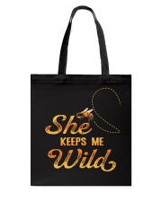 Men - Bee Safe And Wild Watercolor Tote Bag tile