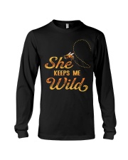 Men - Bee Safe And Wild Watercolor Long Sleeve Tee tile