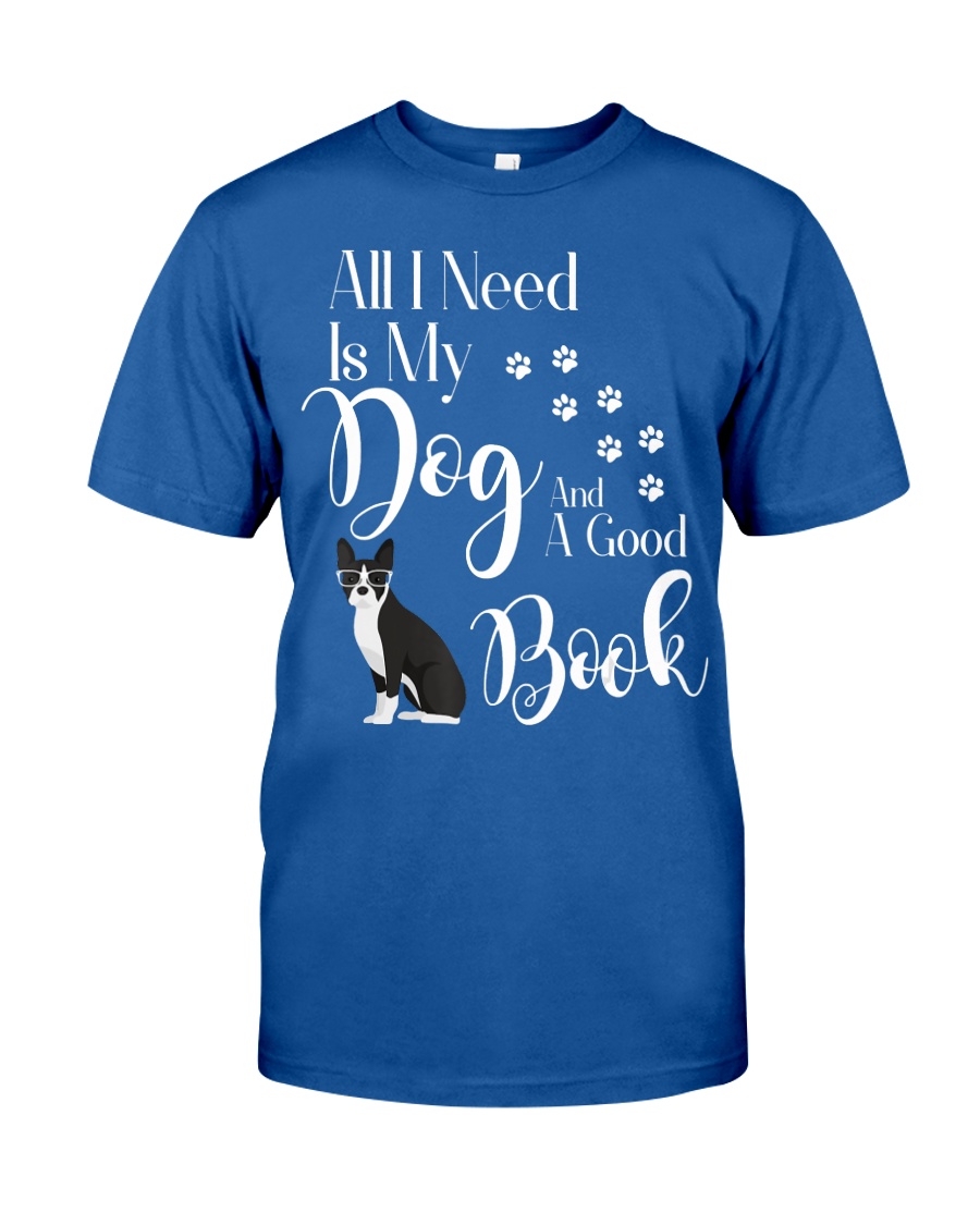 Boston Terrier Gifts I love My Dog Reading Classic T-Shirt
