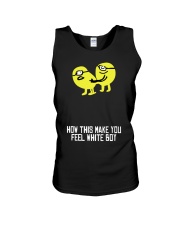 how did make you feel white boy shirt Unisex Tank tile