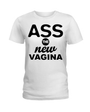 ass the new vagina shirt Ladies T-Shirt tile
