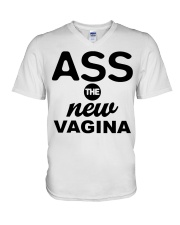 ass the new vagina shirt V-Neck T-Shirt tile
