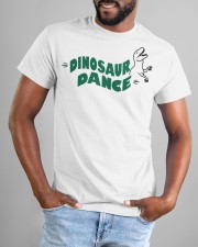 dinosaur dance shirt Classic T-Shirt custom-t-shirts-classic-lifestyle-front-275