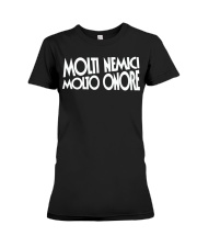 molti nemici molto onore benito mussolini shirt Premium Fit Ladies Tee tile