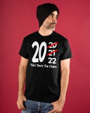 Funny 2022 Third Times The Charm Sarcastic Saying - Funny Quote Classic T-Shirt apparel-classic-tshirt-lifestyle-front-89
