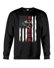American Flag Soccer Design Funny Vintage Football Soccer Crewneck Sweatshirt tile