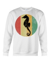Retro Vintage Seahorse Design Funny Seahorses Lovers Cute Crewneck Sweatshirt tile