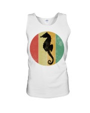 Retro Vintage Seahorse Design Funny Seahorses Lovers Cute Unisex Tank tile