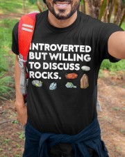 Rock Collecting Introverted But Willing To Discuss Rocks Classic T-Shirt custom-t-shirts-classic-lifestyle-front-384