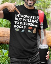 Rock Collecting Introverted But Willing To Discuss Rocks Classic T-Shirt custom-t-shirts-classic-lifestyle-front-387