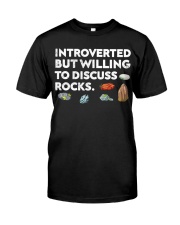 Rock Collecting Introverted But Willing To Discuss Rocks Premium Fit Mens Tee tile