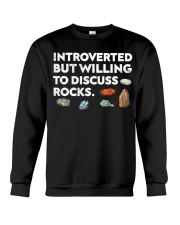 Rock Collecting Introverted But Willing To Discuss Rocks Crewneck Sweatshirt tile