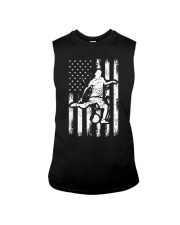 American Flag Soccer Design - Funny Vintage Football Soccer Men Women Sleeveless Tee tile