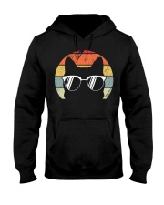 Vintage Style Cat Sunglasses - Cute Retro Cat animals Lover Hooded Sweatshirt tile
