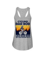 Cycling Dad Bod Ladies Flowy Tank tile