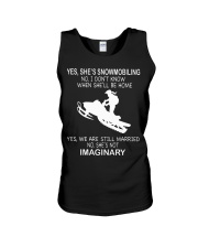 Snowmobile She's Snowmobiling Unisex Tank tile