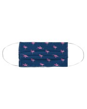 Flamingos Galaxy hhh Cloth face mask aos-face-mask-coverlet-lifestyle-front-01