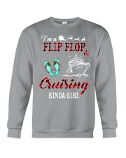 Cruising Flip Flop Kinda Girl Crewneck Sweatshirt tile
