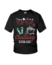Cruising Flip Flop Kinda Girl Youth T-Shirt tile