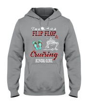 Cruising Flip Flop Kinda Girl Hooded Sweatshirt tile
