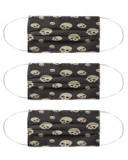 Skull Face Mask QV 2 Cloth Face Mask - 3 Pack front