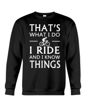 I Ride I Think Crewneck Sweatshirt tile