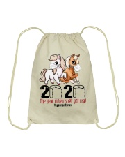 T - Shirt Horse qv Drawstring Bag tile