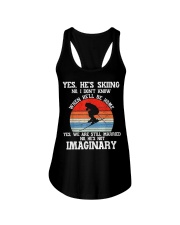 Skiing Not Imaginary Ladies Flowy Tank tile