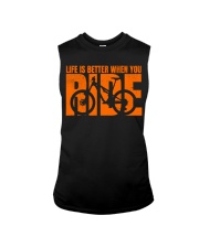 Life is better when you ride Sleeveless Tee tile