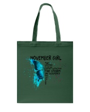 November Girl Butterfly Tote Bag tile