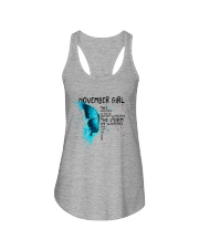 November Girl Butterfly Ladies Flowy Tank tile