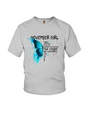 November Girl Butterfly Youth T-Shirt tile