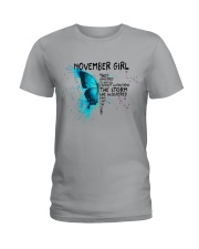 November Girl Butterfly Ladies T-Shirt tile