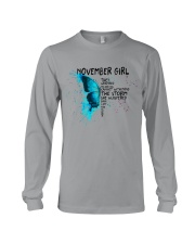 November Girl Butterfly Long Sleeve Tee tile