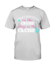 What Happens On The Cruise Stays On The Cruise Premium Fit Mens Tee tile
