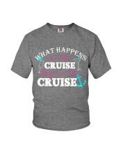 What Happens On The Cruise Stays On The Cruise Youth T-Shirt tile