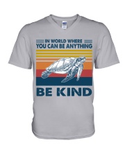 Turtle Be Kind V-Neck T-Shirt tile