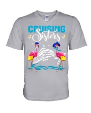 Cruising Sisters V-Neck T-Shirt tile