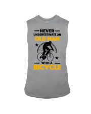Never underestimate old man - Bicycle Sleeveless Tee tile