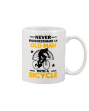 Never underestimate old man - Bicycle Mug tile