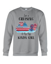 Cruising Kinda Girl And Flip Flop Crewneck Sweatshirt tile