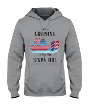 Cruising Kinda Girl And Flip Flop Hooded Sweatshirt tile
