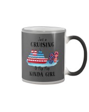 Cruising Kinda Girl And Flip Flop Color Changing Mug tile