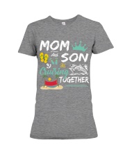 Cruise Mom And Son Together Premium Fit Ladies Tee tile