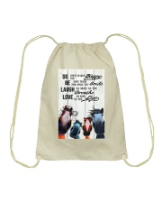 Picture Horse QV Drawstring Bag tile