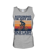 Old Lady MTB Unisex Tank tile
