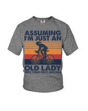 Old Lady MTB Youth T-Shirt tile