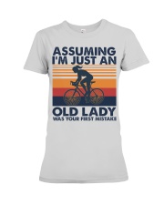 Old Lady MTB Premium Fit Ladies Tee tile