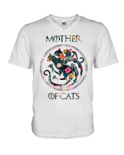T shirt Super cat 22 V-Neck T-Shirt tile